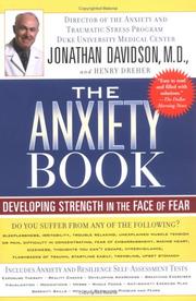 Cover of: The anxiety book