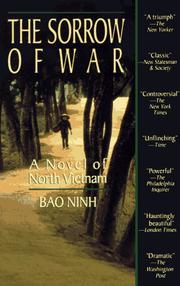 Cover of: The sorrow of war by Bảo Ninh.