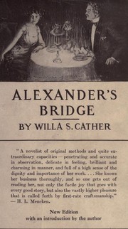 Cover of: Alexander's bridge