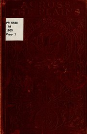 Cover of: Across the plains by Stevenson, Robert Louis.