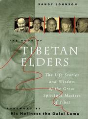 Cover of: The Book of Tibetan Elders
