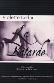 Cover of: La bâtarde | Violette Leduc