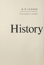 Cover of: History of art for young people | H. W. Janson