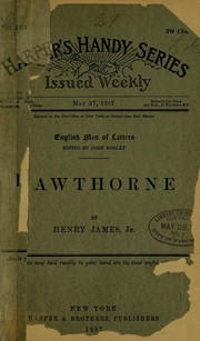 Hawthorne by Henry James Jr.