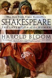 Cover of: Shakespeare by Harold Bloom