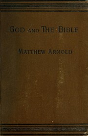 God and the Bible by Matthew Arnold
