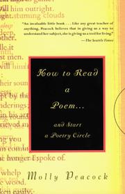Cover of: How to Read a Poem...: and Start a Poetry Circle