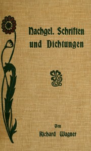 Literary works by Richard Wagner