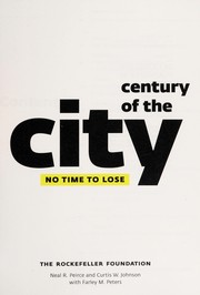 Century of the city by Neal R. Peirce