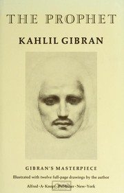 Cover of: The prophet by Kahlil Gibran