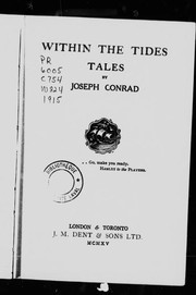 Cover of: Within the tides by by Joseph Conrad.