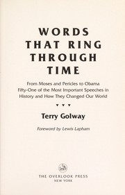 Cover of: Words that ring through time | Terry Golway