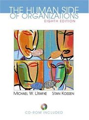 Cover of: The Human Side of Organizations (8th Edition)