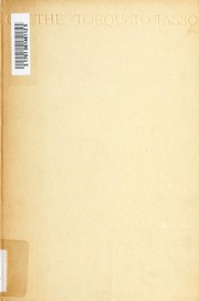 Cover of: Torquato Tasso by Johann Wolfgang von Goethe