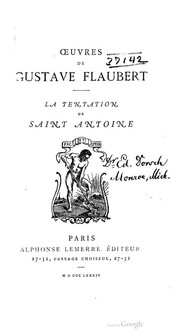 Cover of: La Tentation de Saint Antoine. by Gustave Flaubert