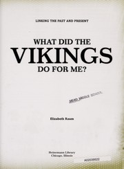 Cover of: What did the Vikings do for me?