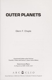 Cover of: Outer planets by Glenn F. Chaple
