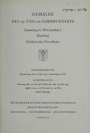 Cover of: Gemälde des 19. und 20. Jahrhunderts | WeinmГјller MГјnchener Kunstversteigerungshaus