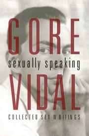 Cover of: Gore Vidal by Gore Vidal