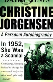 Cover of: Christine Jorgensen: A Personal Autobiography