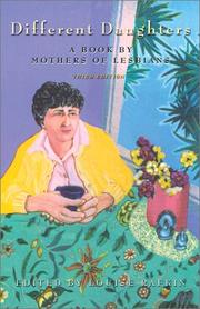 Cover of: Different Daughters: A Book by Mothers of Lesbians