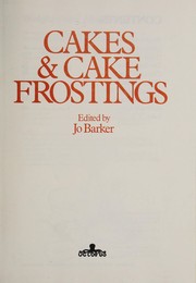Cover of: Cakes & cake icing | 