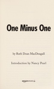 Cover of: One minus one