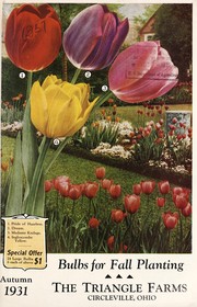 Cover of: Bulbs for fall planting, autumn 1931 [catalog]
