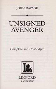 Cover of: Unsigned avenger by John Davage