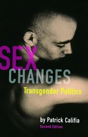 Cover of: Sex Changes: The Politics of Transgenderism