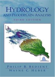 Cover of: Hydrology and Floodplain Analysis (3rd Edition)