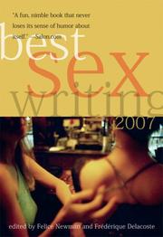 Cover of: Best Sex Writing 2007