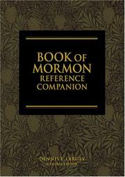 Cover of: Book of Mormon Reference Companion by Dennis L. Largey