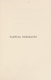 Cover of: Partial portraits. by Henry James