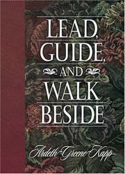 Cover of: Lead, guide, and walk beside