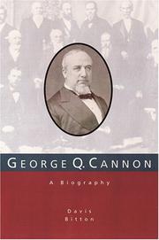 Cover of: George Q. Cannon by Davis Bitton