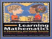 Cover of: Learning mathematics in elementary and middle schools