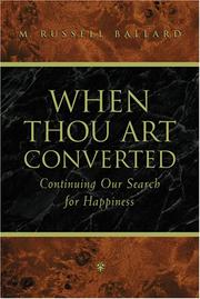 Cover of: When Thou Art Converted by M. Russell Ballard