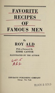 Cover of: Favorite recipes of famous men