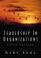 Cover of: Leadership in Organizations