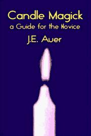 Cover of: Candle magick by J. E. Auer