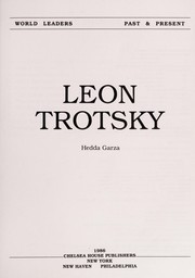 Cover of: Leon Trotsky by Hedda Garza