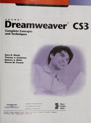 Cover of: Adobe Dreamweaver CS3 | Gary B. Shelly