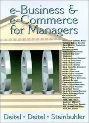e-Business & e-Commerce for Managers by Paul J. Deitel