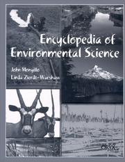 Cover of: Encyclopedia of environmental science by John F. Mongillo