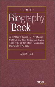 Cover of: The biography book by Daniel S. Burt