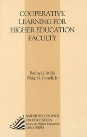 Cover of: Cooperative Learning For Higher Education Faculty: (American Council on Education Oryx Press Series on Higher Education)