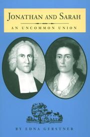 Cover of: Jonathan and Sarah: An Uncommon Union (Biographies)