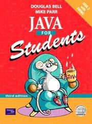 Cover of: Java for Students (3rd Edition)