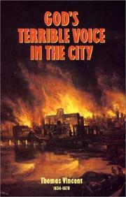 Cover of: God's terrible voice in the city by Thomas Vincent